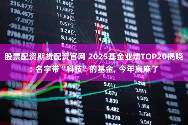 股票配资期货配资官网 2025基金业绩TOP20揭晓: 名字带“科技”的基金, 今年赢麻了
